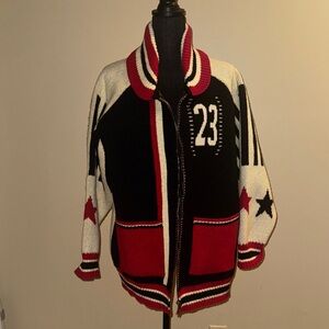 Jaded London Black and Red Varsity Jacket
